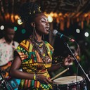 a lively and infectious afrobeat instrumental