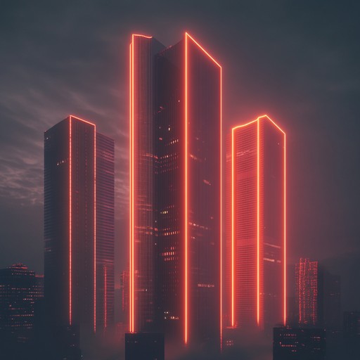 An instrumental track capturing the rhythmic heartbeat of a futuristic metropolis, blending sharp electronic beats with urban ambiance to evoke a vibrant cyberpunk atmosphere.