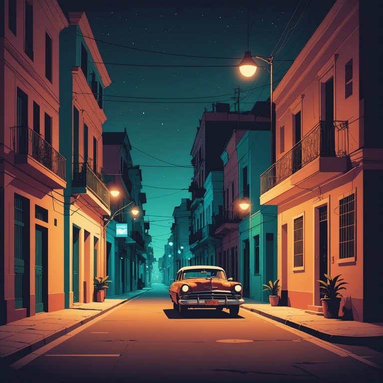 This composition combines ethereal synths with traditional cuban rhythms to create a dreamlike soundscape that transports listeners to a starlit evening in havana. Soft beats and flowing melodies intertwine with the mystical aura of the city's vibrant nightlife.