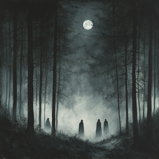 Experience a dark and mysterious orchestral journey through eerie soundscapes, where haunting melodies intertwine with ominous harmonies to evoke a sense of impending doom and unease.