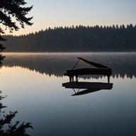 gentle piano carries calming gospel tones