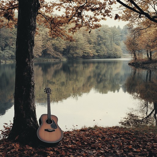 A serene instrumental piece that captures the gentle essence of autumn as leaves fall gracefully, embodying the free form nature of a capriccio while maintaining a peaceful, reflective mood. The melody weaves through tranquil passages, inviting listeners on a contemplative journey through nature's quiet moments.