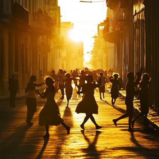 An exuberant afro cuban instrumental with lively congas, vibrant syncopation, and irresistible danceable rhythms. The track is filled with infectious energy, complex polyrhythms, and catchy melodies that transport listeners to a sunny, bustling havana street party.