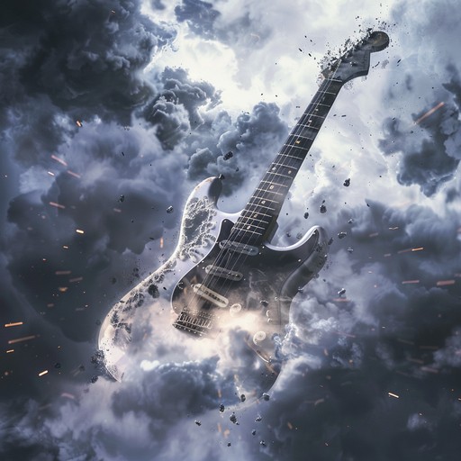 A high energy, intense piece featuring electric guitar drenched in drama and conflict, with dynamic changes illustrating a theatrical story. Power chords and shifting tempos bring the suspense to life.