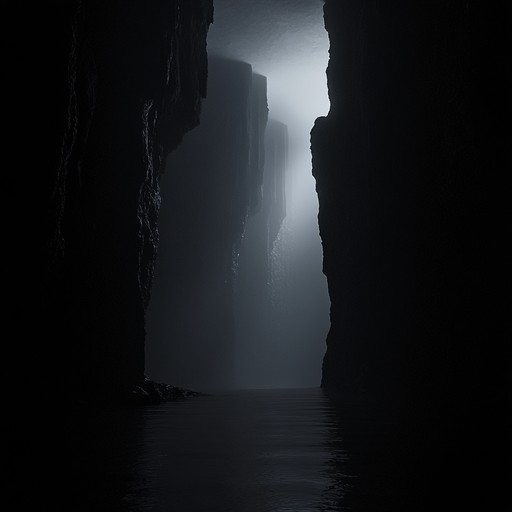 Immerse in a nightmarish landscape filled with eerie, cavernous reverberations. This dark ambient piece paints soundscapes of deep, unsettling dread, cultivating an atmosphere of enigmatic shadows and ominous tension. The underlying layers of sound evolve slowly, revealing hidden horrors and lingering fears within an obsidian abyss.