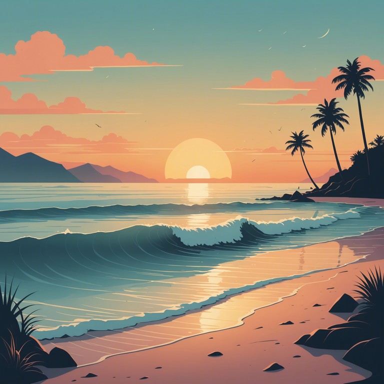 Imagine relaxing on a sunlit beach in rio with a soft bossa nova rhythm setting a peaceful mood. The music flows with an easy grace, featuring classic bossa nova styles with a modern subtle twist, providing ideal background music for relaxation or gentle social gatherings.