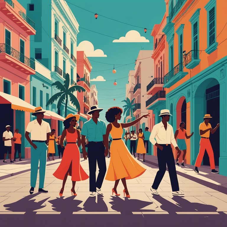 This composition captures the vibrant spirit of a cuban sunset celebration. With a dynamic blend of traditional afro cuban rhythms and modern flair, this piece pulsates with the energy of havana's nightlife, featuring powerful percussion and soulful horn melodies. The music embodies the joy and passion of a festive gathering, drawing listeners into the heart of cuba's rich cultural heritage.