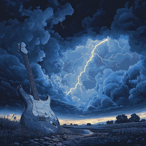 An instrumental rock masterpiece that captures the raw energy of a lightning storm, featuring electrifying guitar solos, pounding drums, and thunderous bass lines, creating an atmosphere of relentless intensity and power.