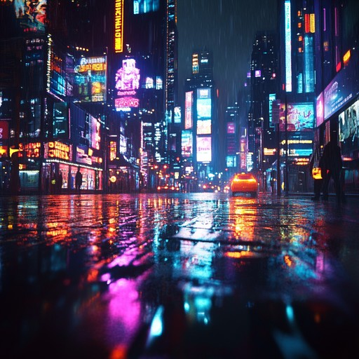 This track features driving beats and rising synths to create a sense of ecstatic euphoria. The relentless rhythm and shimmering melodies will transport listeners to a futuristic cityscape where the night never ends.