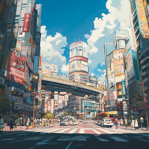 An energetic instrumental piece designed to capture the essence of an upbeat and dynamic anime opening theme. This track seamlessly blends fast paced rhythms and catchy melodies, creating an invigorating musical experience that enhances the excitement of any anime adventure. The vibrant instrumentation and bouncy tempo make it perfect for engaging and lively scenes, bringing the colorful world of anime to life.