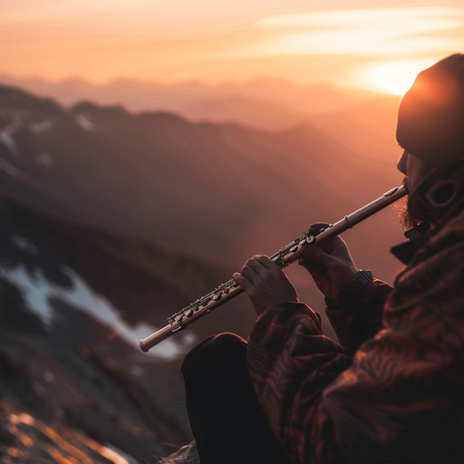 A zestful folk tune, peak melodies whisper where the flute energetically weaves through the expanse of nature, praising the grandeur and freedom of mountainous terrains. This track would suit anyone wanting to feel connected to the world's natural highs.