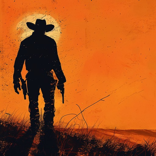 A sinister western instrumental evoking the chilling atmosphere of a duel at high noon in a desolate canyon. Every note and pause builds the tension, making the listener feel the impending clash and its deadly consequences.