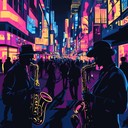 a lively blend of swing jazz with urban beats.