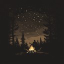 guitar echoes softly in quiet woodland