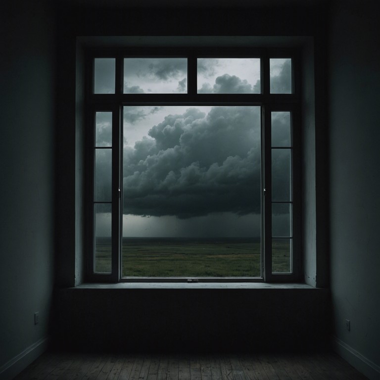 In this unique composition, an ambient soundscape is filled with underlying tones of anger and restraint, as if capturing the moments just before a storm erupts. The piece merges the usual tranquility of ambient music with an undercurrent of tension and intense emotion, mimicking the calm before a storm where the air is charged with pent up energy. A solo electric guitar carries the melody, bending and distorting sound to create a feeling of inner turmoil and unrest, while soothing ambient backdrops add a haunting contrast.