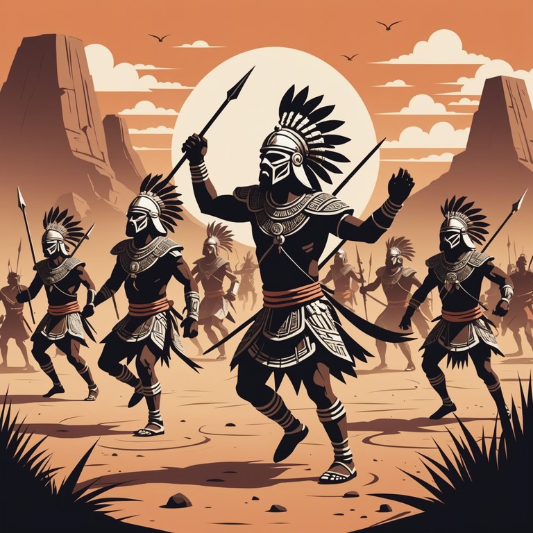 This track showcases an intense rhythmic experience where each beat is heavily emphasized, creating a powerful sense of determination and strength. The rhythmic complexity captures an almost tribal essence, ideal for high energy scenarios that demand attention and movement.