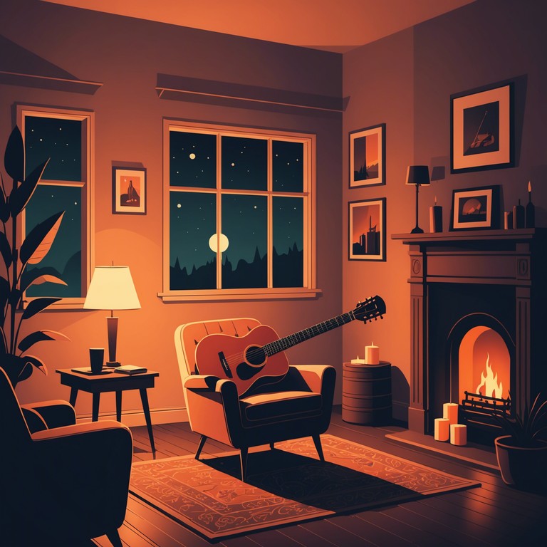 A gentle acoustic guitar instrumental that brings a serene ambiance to any room, ideal for a relaxing night in or as a calming background to your evening routine.