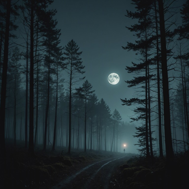 This track harnesses the eerie vibe of nighttime explorations, combining deep bass lines with haunting synthesizer melodies to create a suspenseful atmosphere that feels like wandering through a midnight landscape filled with unexpected surprises.