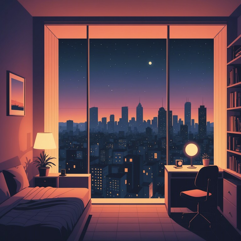 Imagine the calm of the evening as the world slows down, with smooth jack swing rhythms overlaid by the gentle caresses of electric piano notes. This alternative version captures the essence of reflection and relaxation through its even more laid back approach, inviting deeper contemplation and a sense of tranquility.