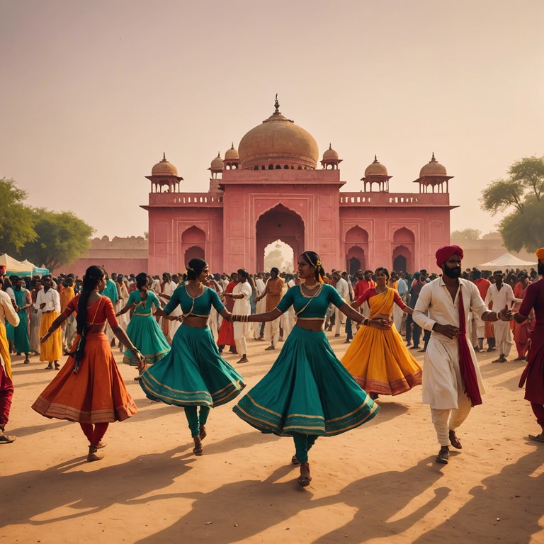 This track reinterprets classical indian music through the lens of modern fusion, emphasizing fast tempos and a playful exchange between traditional and contemporary musical elements.