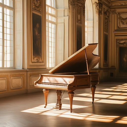 Transport listeners to a bygone era with intricate harpsichord arpeggios and emotive melodies, capturing the essence of baroque elegance and nostalgic reminiscence.