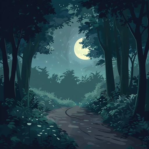 Picture yourself wandering through a tranquil forest under the midnight sky. Soft, atmospheric pads and gentle chimes create a soothing soundscape that invites deep introspection and relaxation. This track evokes the calmness and quiet beauty of nature after dark, making it perfect for moments of reflection and solitude.