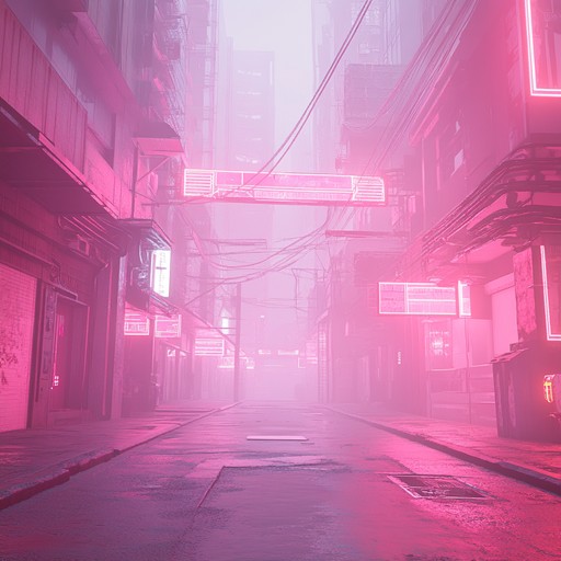 A composition that merges soothing synths with rhythmic electro beats, creating a mellow yet immersive ambiance designed to evoke the feeling of relaxation amidst neon lights of a cyberpunk city.