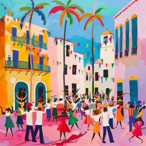 An energizing instrumental track that brings the streets of havana alive with dynamic afro cuban beats and melodies. Featuring congas, trumpets, and rhythmic guitars, it captures the festive atmosphere of an afro cuban street party, inviting listeners to dance and celebrate