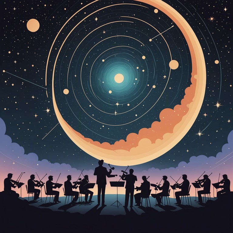 Embark on a sonic odyssey that transcends the earthly realm, venturing into the universe’s depths with lush strings and powerful brass sections, portraying the wonder and vastness of the universe.