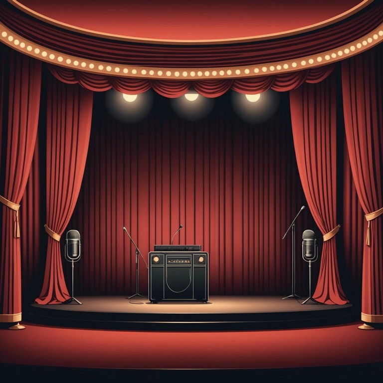 This piece captures a sense of deep introspection and dramatic flair, characterized by lush, dynamic orchestrations of the electric guitar, providing a backdrop that's both nostalgic and haunting. An opulent arrangement evokes glamour reminiscent of the golden age of glam rock, drawing the listener into a world of reflective elegance and melancholic beauty.