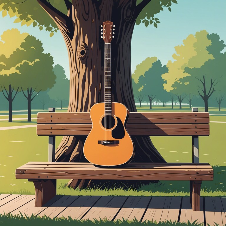 A relaxing and introspective track featuring a calm acoustic guitar melody that echoes the serenity of a troubadour's tale. This music invites listeners into a tranquil afternoon, where gentle chords blend smoothly with ambient undertones, creating a peaceful refuge from daily life.