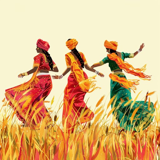 A vibrant and energetic bangra instrumental featuring the distinctive sounds of the dhol drum and tumbi, accompanied by melodic sarangi and harmonium, evoking the festive spirit and communal joy of the punjabi harvest season. The upbeat rhythm and lively tempo encourage dancing and celebration, while the traditional instrumentation pays homage to the rich cultural heritage of the region.