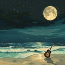 soft waves under moonlight inspire romantic and calm moments