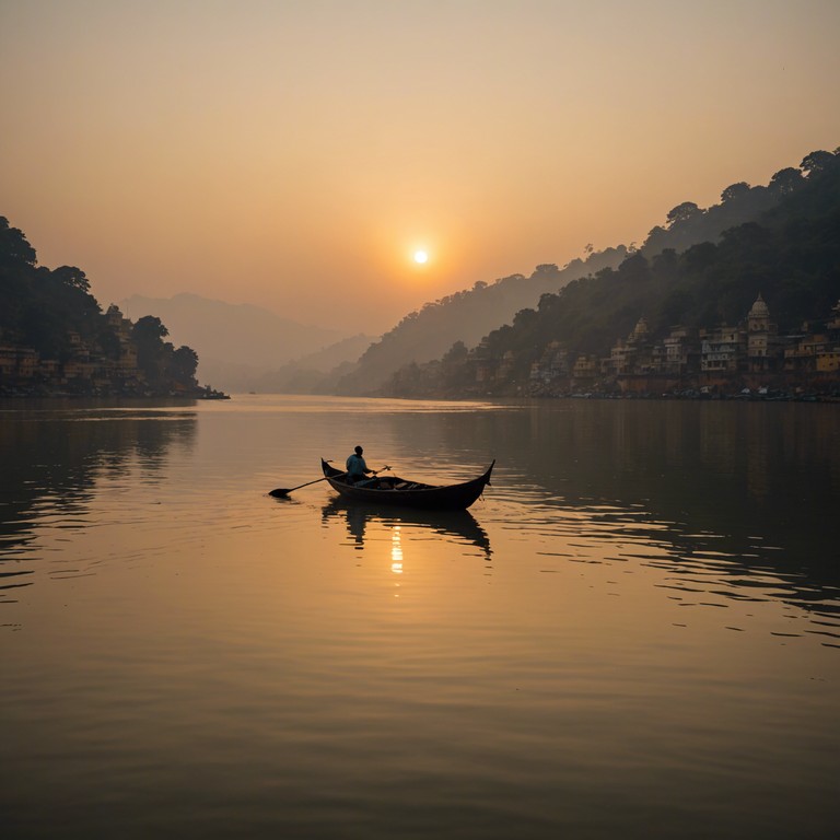 A hindustani classical piece exuding a profound sense of empowerment and introspection. The music dynamically blends traditional melodies with modern nuances to celebrate the journey of self realization and internal strength. The composition uses complex harmonies to evoke feelings of liberation and achievement.