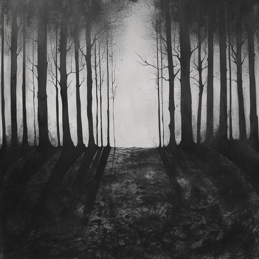 Immerse in an eerie instrumental piece featuring haunting melodies and unsettling harmonies, perfect for a creepy anime scene. Echoes of whispers and shadowy undertones create an atmosphere of suspense and tension. Replete with ominous soundscapes and otherworldly feel, ideal for heightening the suspense in darker anime moments.