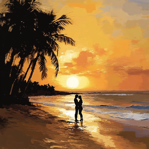 Capture the essence of a romantic sunset on a caribbean island. Smooth, laid back reggae beats blend with melodic guitar riffs, creating a soothing backdrop perfect for intimate moments by the sea. The gentle sway of the music invites listeners to relax and let the warm, tropical vibes wash over them, evoking feelings of love, nostalgia, and serenity.