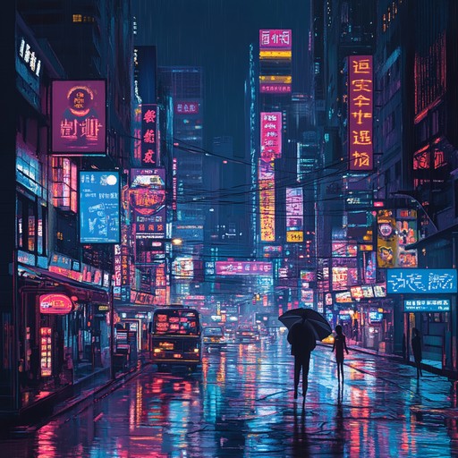 A high energy instrumental featuring upbeat electronic rhythms, flashy synth leads, and thrilling breaks. A futuristic touch amplifies the sensation of a neon lit cityscape brimming with excitement and movement.