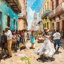 exciting afro cuban rhythms with synchronous percussive grooves