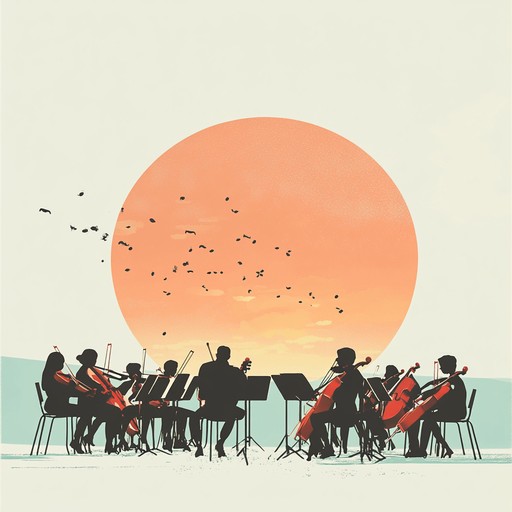 Experience a symphonic journey through a vibrant summer day, with rich orchestration and dynamic changes that mirror the season's joy and grandeur, interspersed with moments of serene beauty.