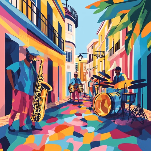 This vibrant instrumental track fuses infectious samba beats with expressive jazz melodies, transporting listeners to the lively streets of rio during carnival.