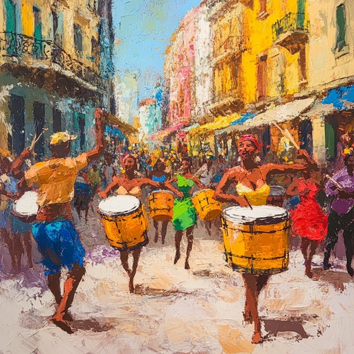 Immerse yourself in the spirited and dynamic world of brazilian samba, featuring infectious beats and lively melodies that beckon you to the heart of carnival. This track is teeming with exuberance, making it ideal for any festive celebration.