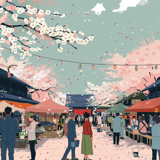 Infuse your day with the sunny, cheerful energy of this j pop track. Uplifting synthesizer lines and lively rhythms evoke images of blooming cherry blossoms and bustling festivals, perfect for bringing a dash of joy and positivity into any moment.