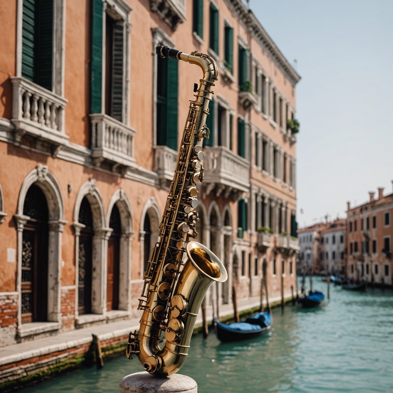 Imagine the serene and haunting melodies of a soprano saxophone as it plays enigmatically, channeling tales of love and loss amidst the historic canals of venice.