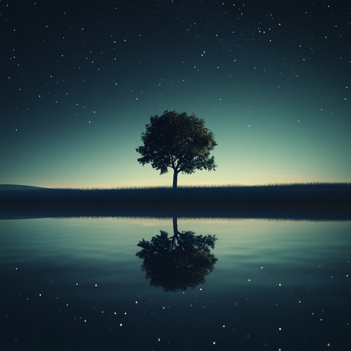 A delicate blend of soft, ambient piano melodies capturing the essence of serene night time reflections. This piece creates an intimate and peaceful atmosphere, perfect for introspection and soothing relaxation.