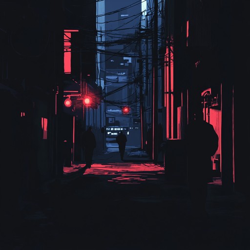 This instrumental k pop tune utilizes eerie synth melodies and a driving beat to create a sense of tension and mystery. The song layers intricate rhythms and effects, evoking images of a neon lit cityscape at night