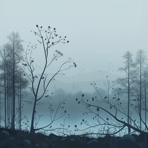 Imagine a soundscape filled with the gentle rustling of leaves, distant bird calls, and a soft, continuous melody that captures the essence of a tranquil forest at dawn. This track is perfect for relaxation or as a backdrop for a meditative session.