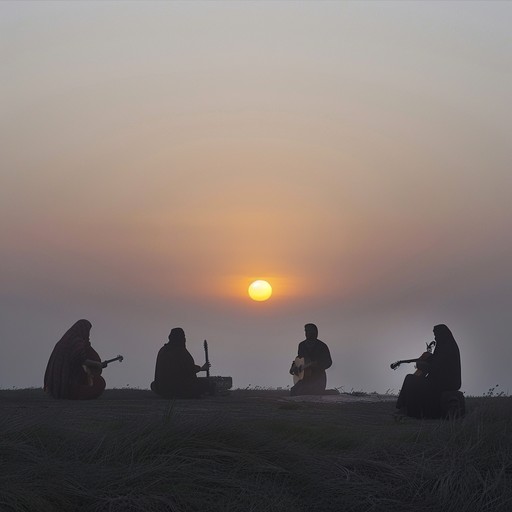 Immerse audiences in an authentic raga that celebrates the spirituality and purity of a joyful morning. Featuring traditional hindustani elements, this instrumental promises to uplift spirits and invoke a sense of peace.