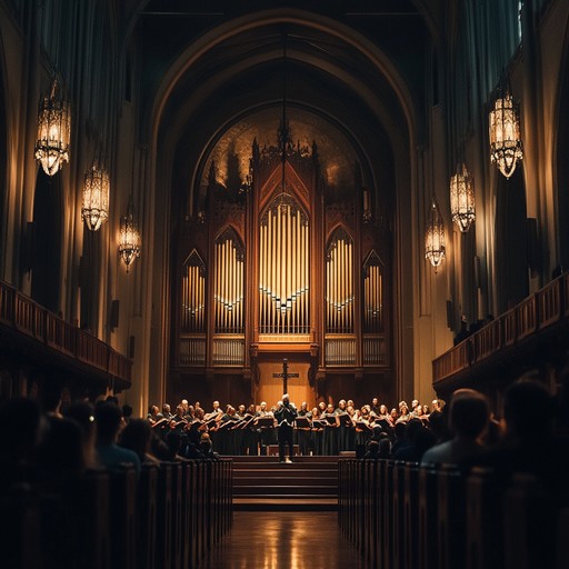 An energetic gospel track featuring a full choir with vibrant instruments like organ and brass. The music uplifts spirits with strong vocal performances and joyous rhythms, inspiring hope and community spirit.