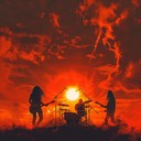 intense guitars crafting a warm and heartening metal instrumental.