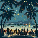 cheerful, lively calypso with tropical island vibe